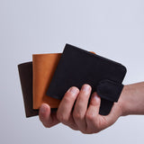 Mini Jack vintage leather wallet