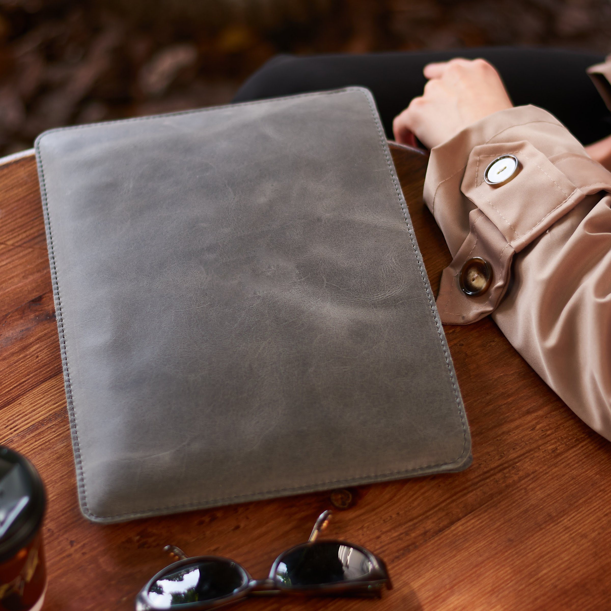 Gamma Plus Laptop Sleeve, Gray (vintage)