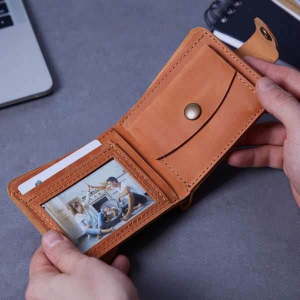Jack Photo kožni novčanik s personaliziranom metalnom karticom