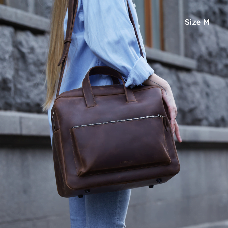 New Traveller Big Leather Daily and Travel Bag