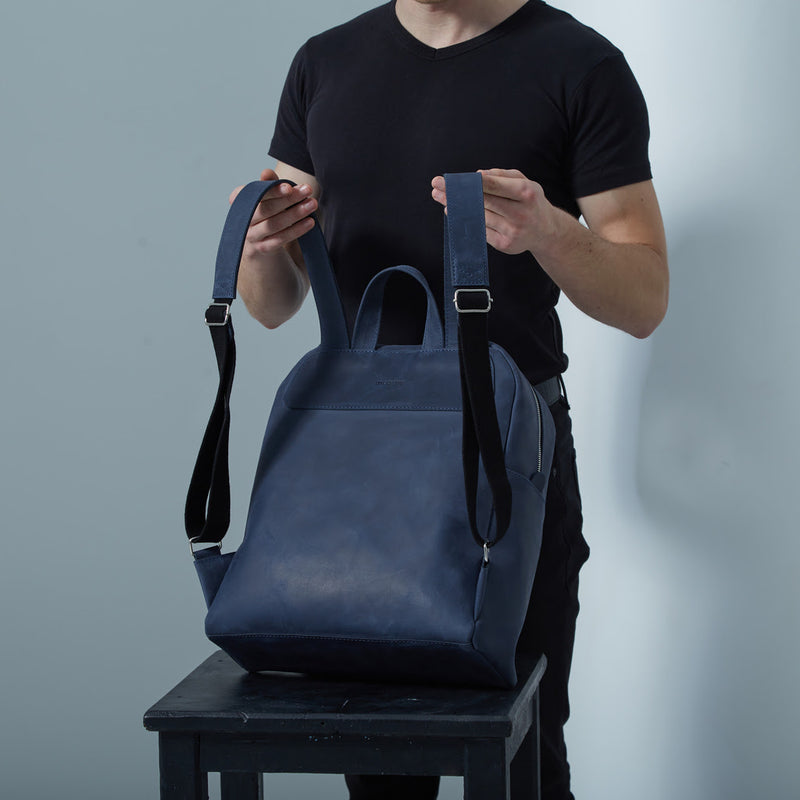 Leather backpack Factor