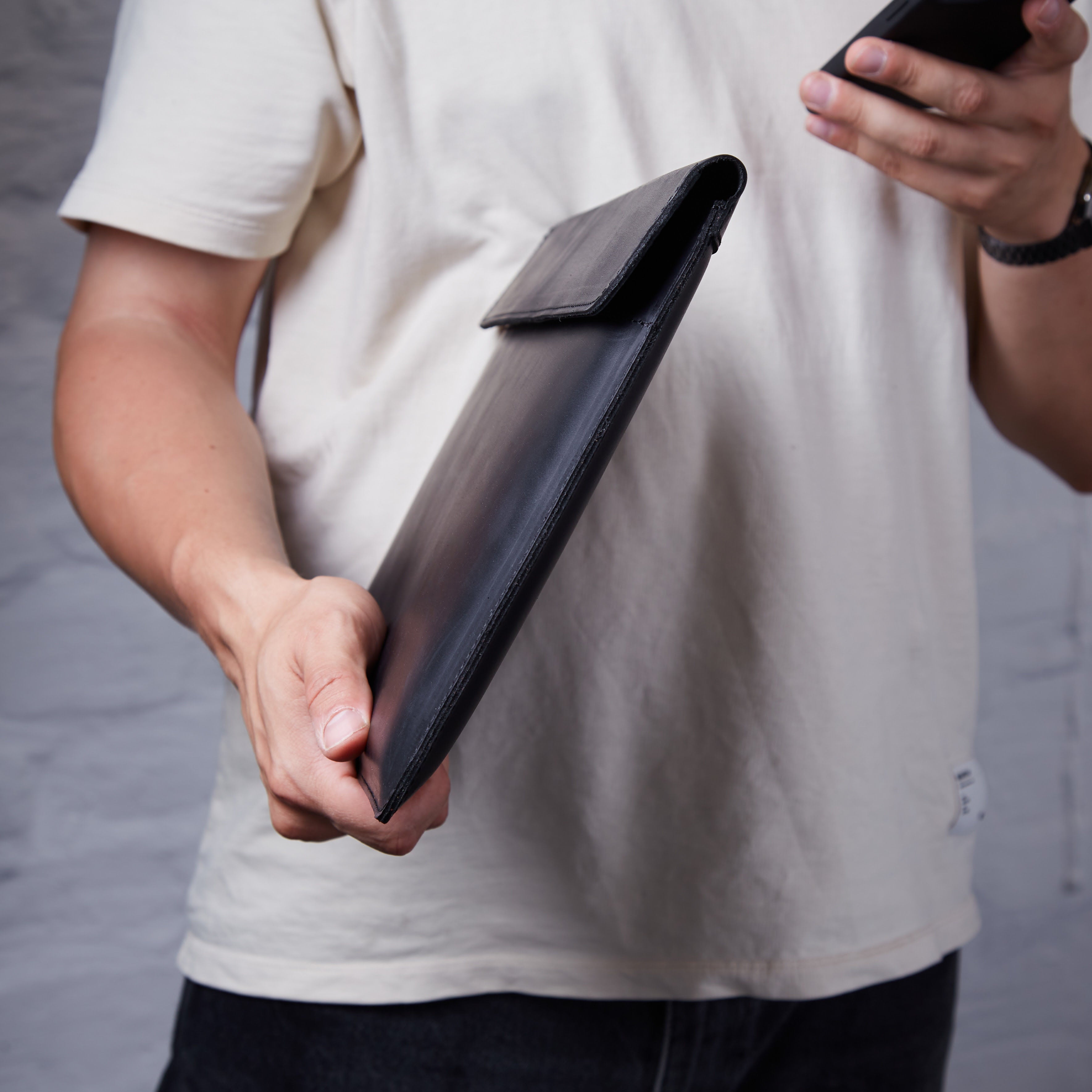 Klouz Laptop Sleeve, Black (vintage)