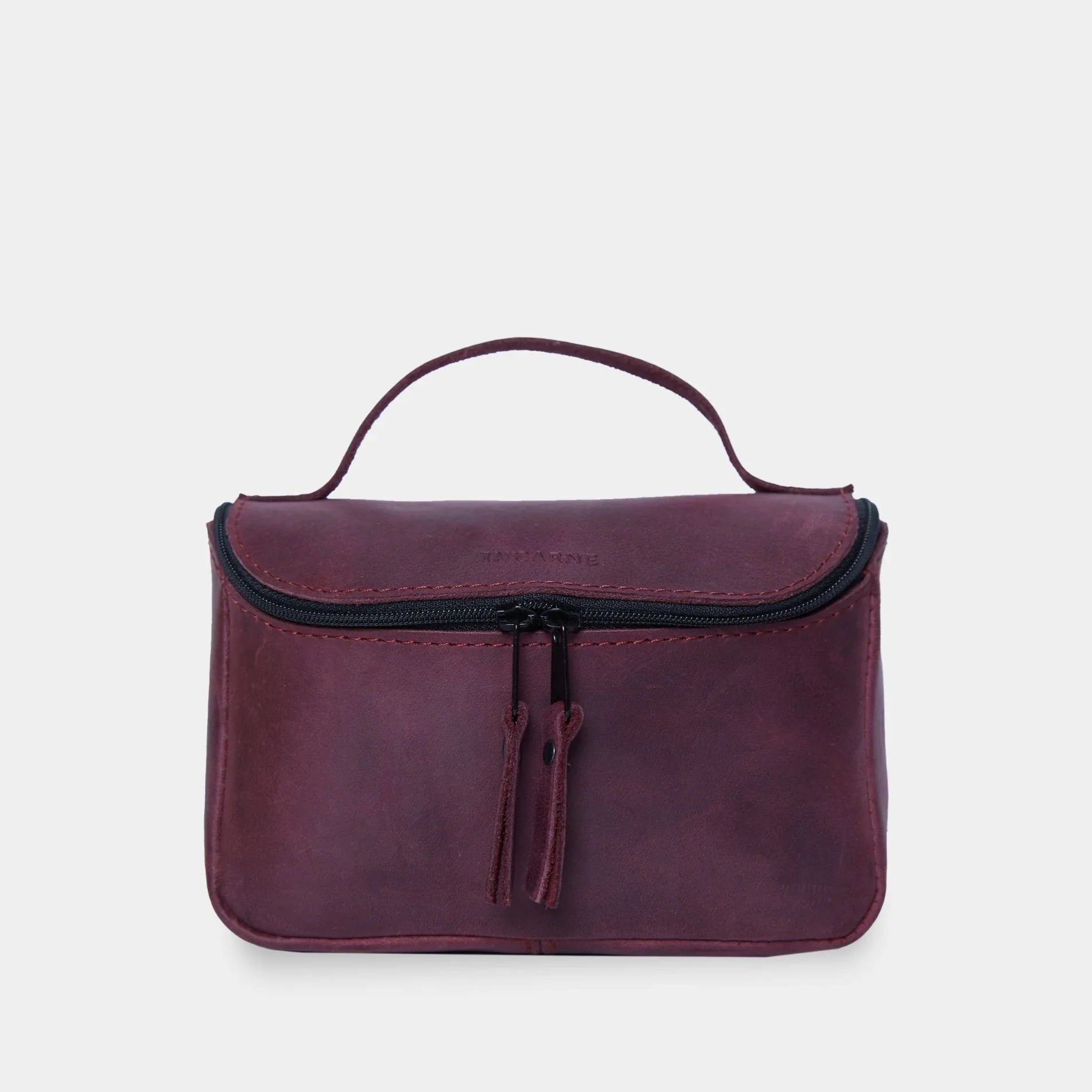 Timeless leather toiletry bag - INCARNE® Ukraine