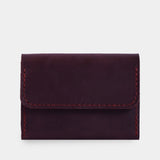 Lean Compact wallet made of vintage leather