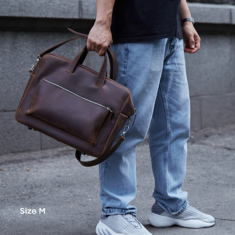 New Traveller Big Leather Daily and Travel Bag