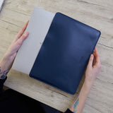 New Gamma Laptop Sleeve in classic leather