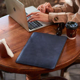 Manga de cuero MacBook con forro de fieltro - Gamma Plus