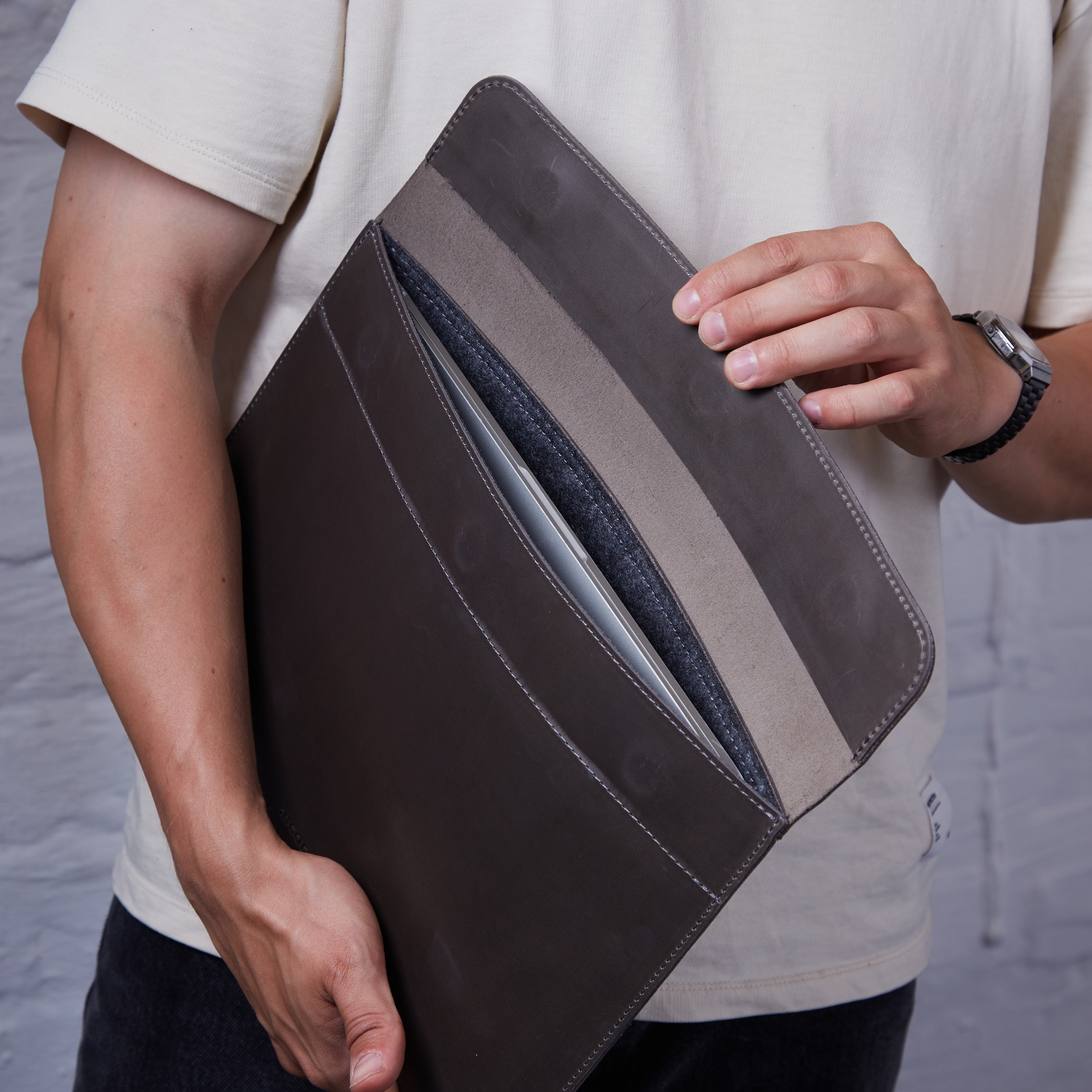Klouz Laptop Sleeve, Gray (vintage)