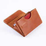 Lean Compact wallet made of vintage leather