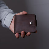 Mini billetera de cuero