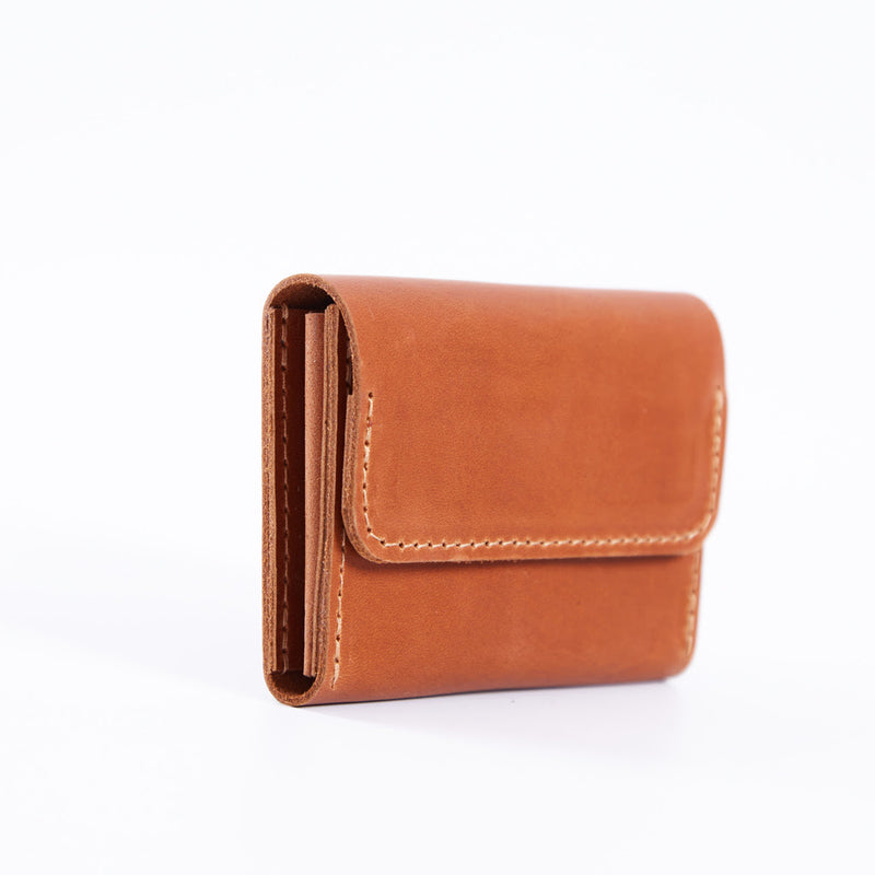 Lean Compact wallet made of vintage leather