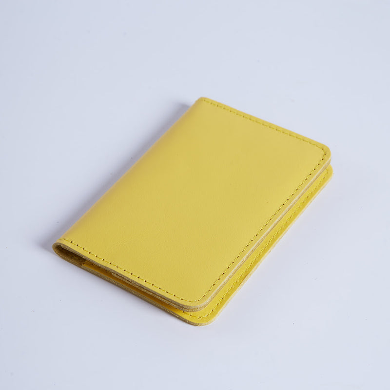 Passport Cover with Pockets Made from Classic Leather