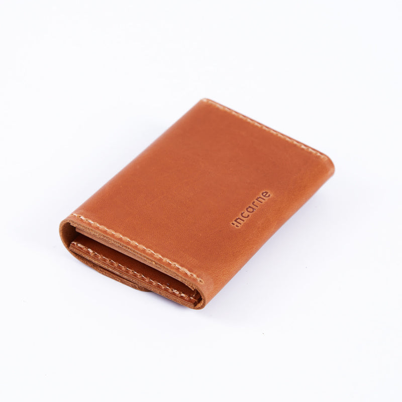 Lean Compact wallet made of vintage leather