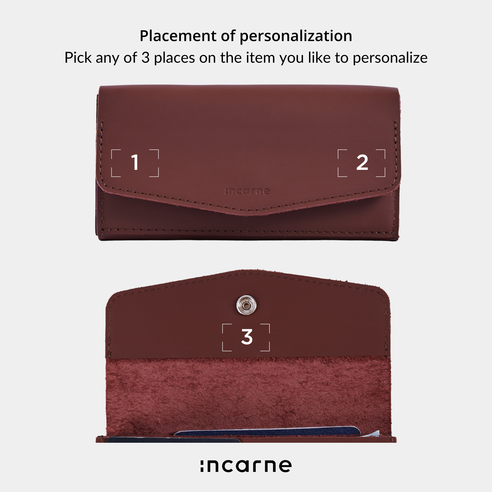 Einfache Geldbörsen-Clutch