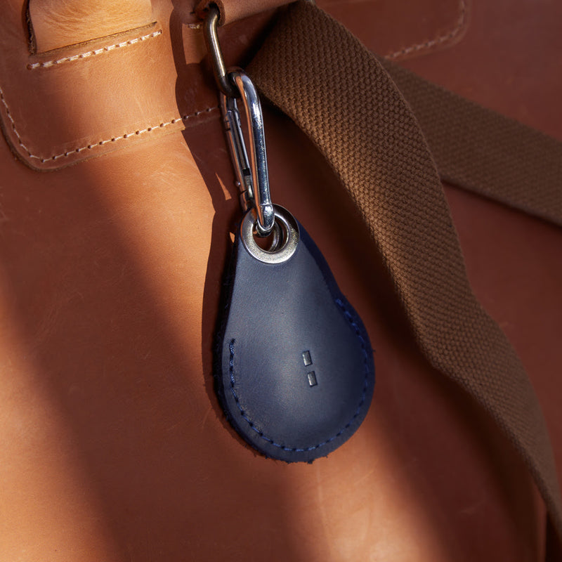 DPTALR pour AirTag housse en cuir porte-clés manche coque peau  Tracker-protecteur couverture 