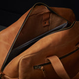 Nová cestovní velká kožená taška