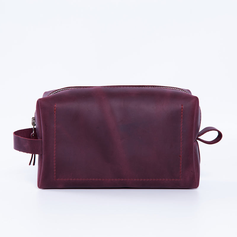 New Limit Leather Cosmetic Bag