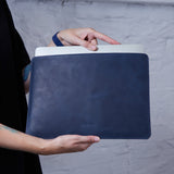 Leather MacBook sleeve with felt lining — Gamma Plus