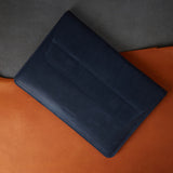 Line Leather Laptop Sleeve without Lining