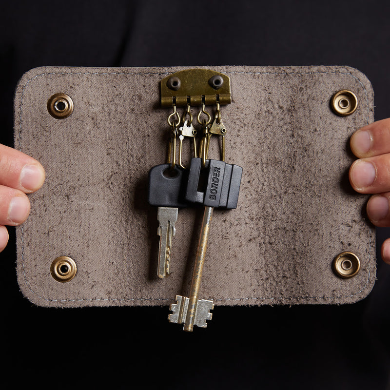 Woody Leather Key Case