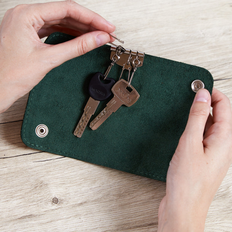 Woody Leather Key Case