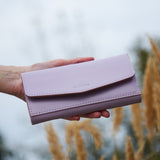 Simple Capacious Wallet Made from Classic Leather