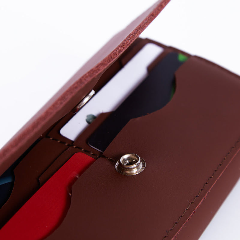 Simple Capacious Wallet Made from Classic Leather