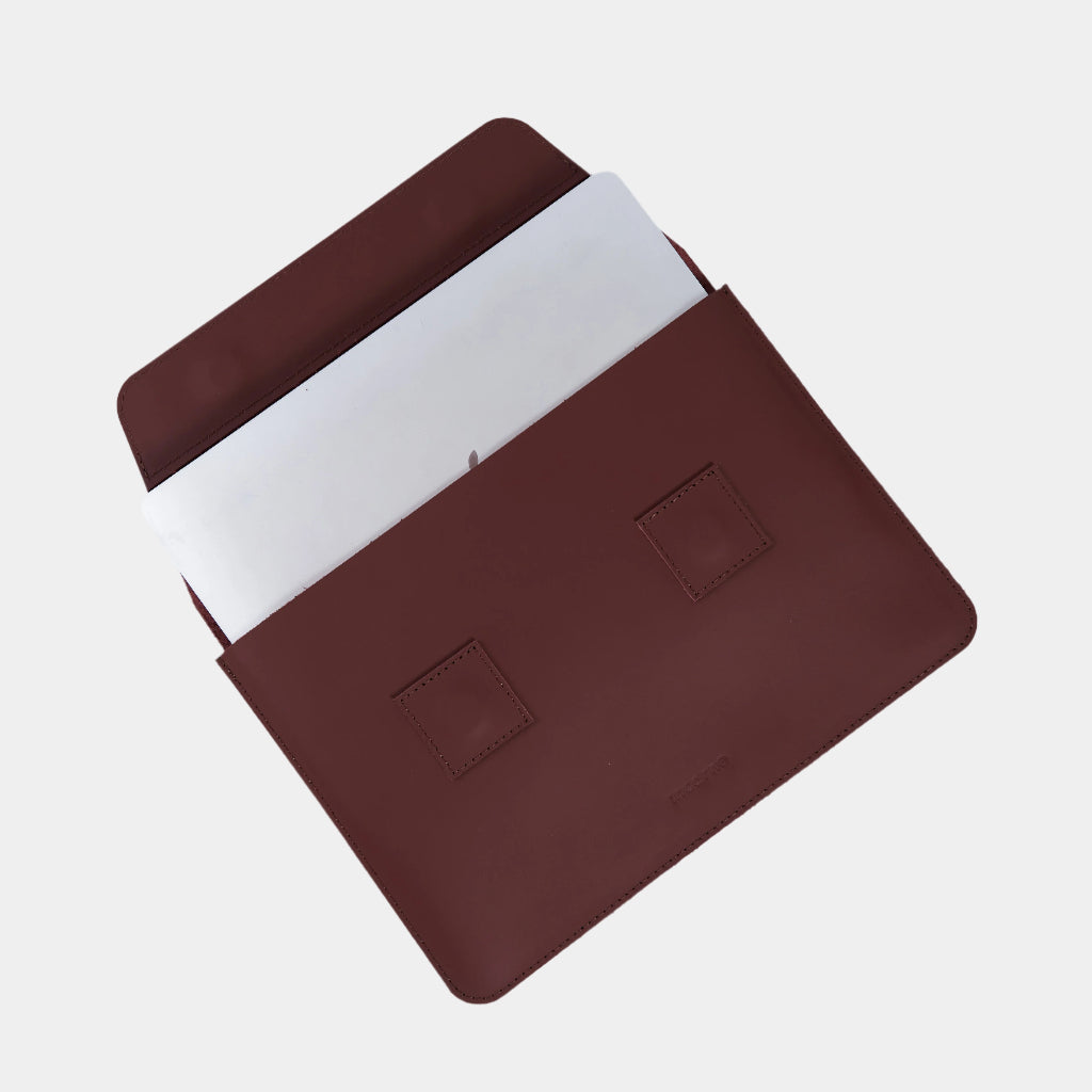 Line Laptop Sleeve, Brown