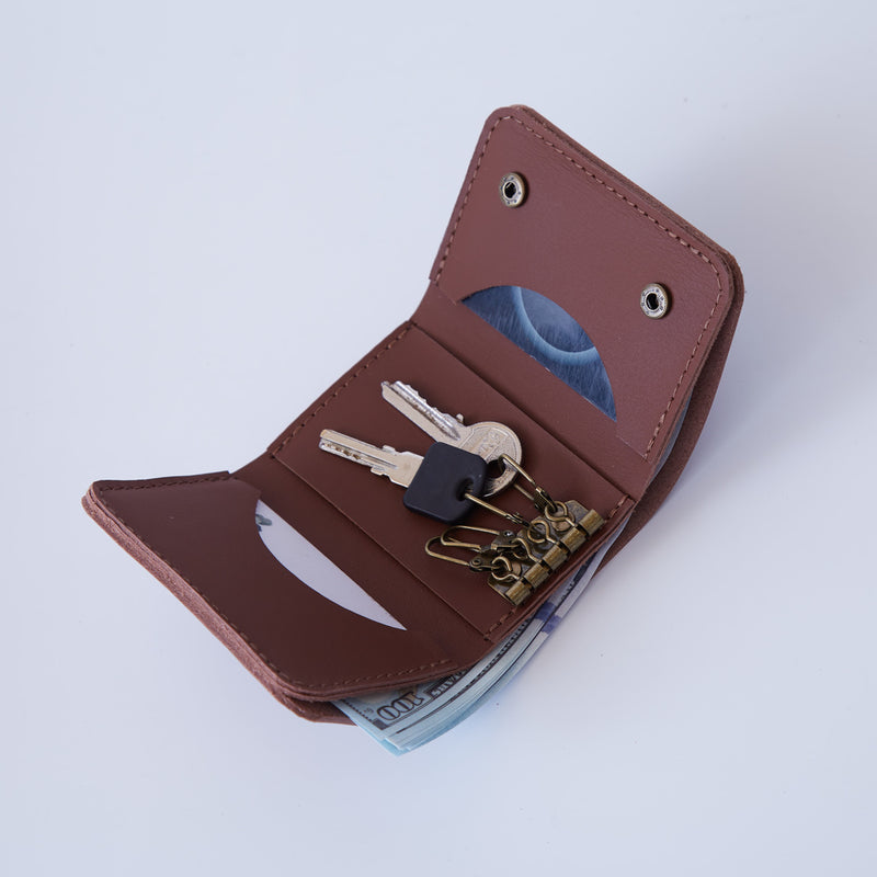 Key Plus Classic Leather Key Holder and Wallet