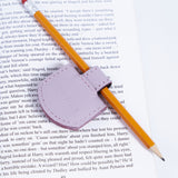 Magnetic bookmark made from classic leather