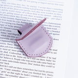 Magnetic bookmark made from classic leather