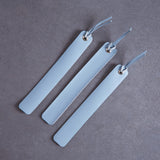 Bookmarks long made from classic leather (set of 3)