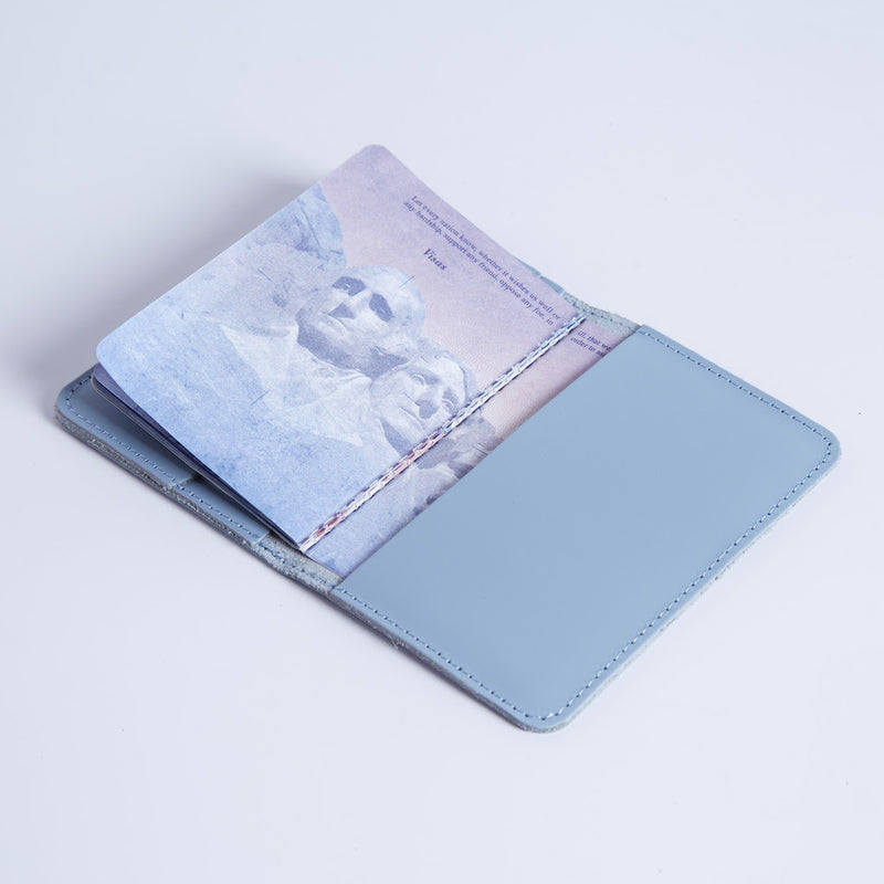 Funda para pasaporte con bolsillos London fabricada en piel clásica