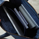 Minimalistische Leder -Laptop -Tasche «Bruno»
