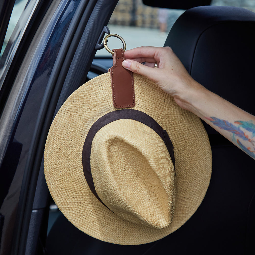 Leather hat holder sale