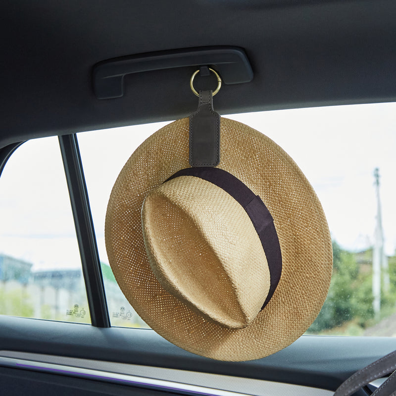 Hat Holder Made from Vintage Leather Wander Hat