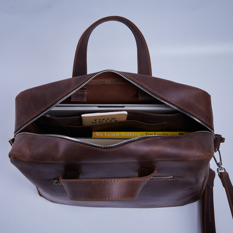 New Traveller Big Leather Daily and Travel Bag