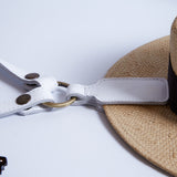 Hat Holder with Belt Made from Classic Leather Hat Strap