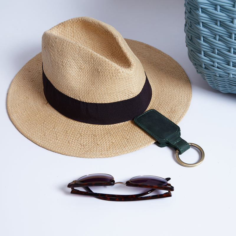 Hat Holder Made from Vintage Leather Wander Hat