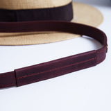 Hat Holder with Belt Made from Vintage Leather Hat Strap