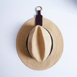 Hat Holder Made from Vintage Leather Wander Hat