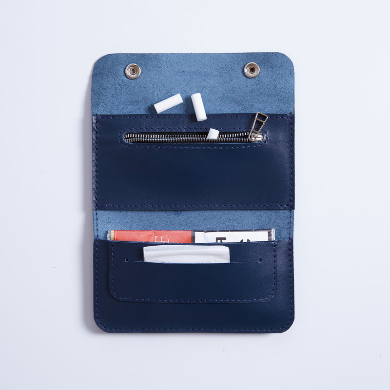 Tobacco organizer Roll Master made from classic leather