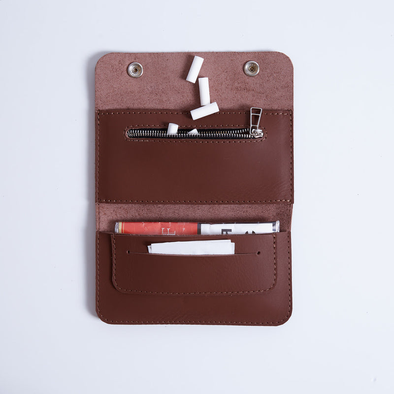 Tabak Organizer Roll Master aus klassischem Leder