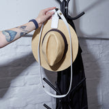 Hat Holder with Belt Made from Classic Leather Hat Strap