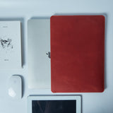 Manga de cuero MacBook con forro de fieltro - Gamma Plus