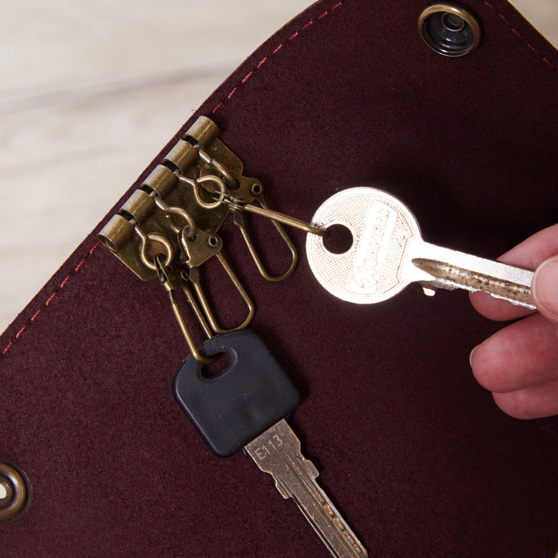 Woody Leather Key Case