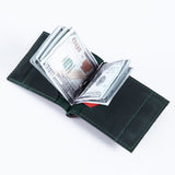 Hold leather money clip wallet