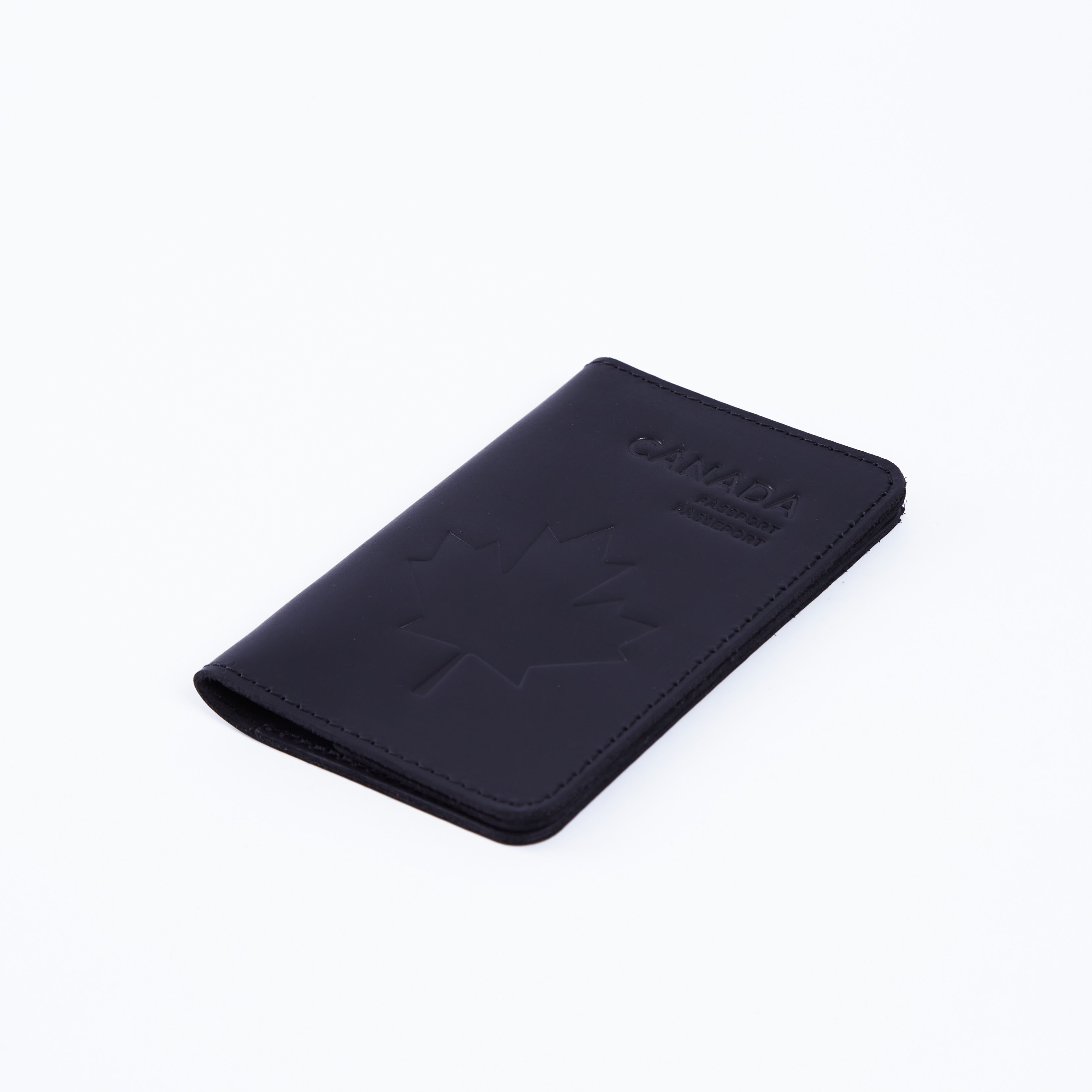 Passport cover with the national symbol of Canada