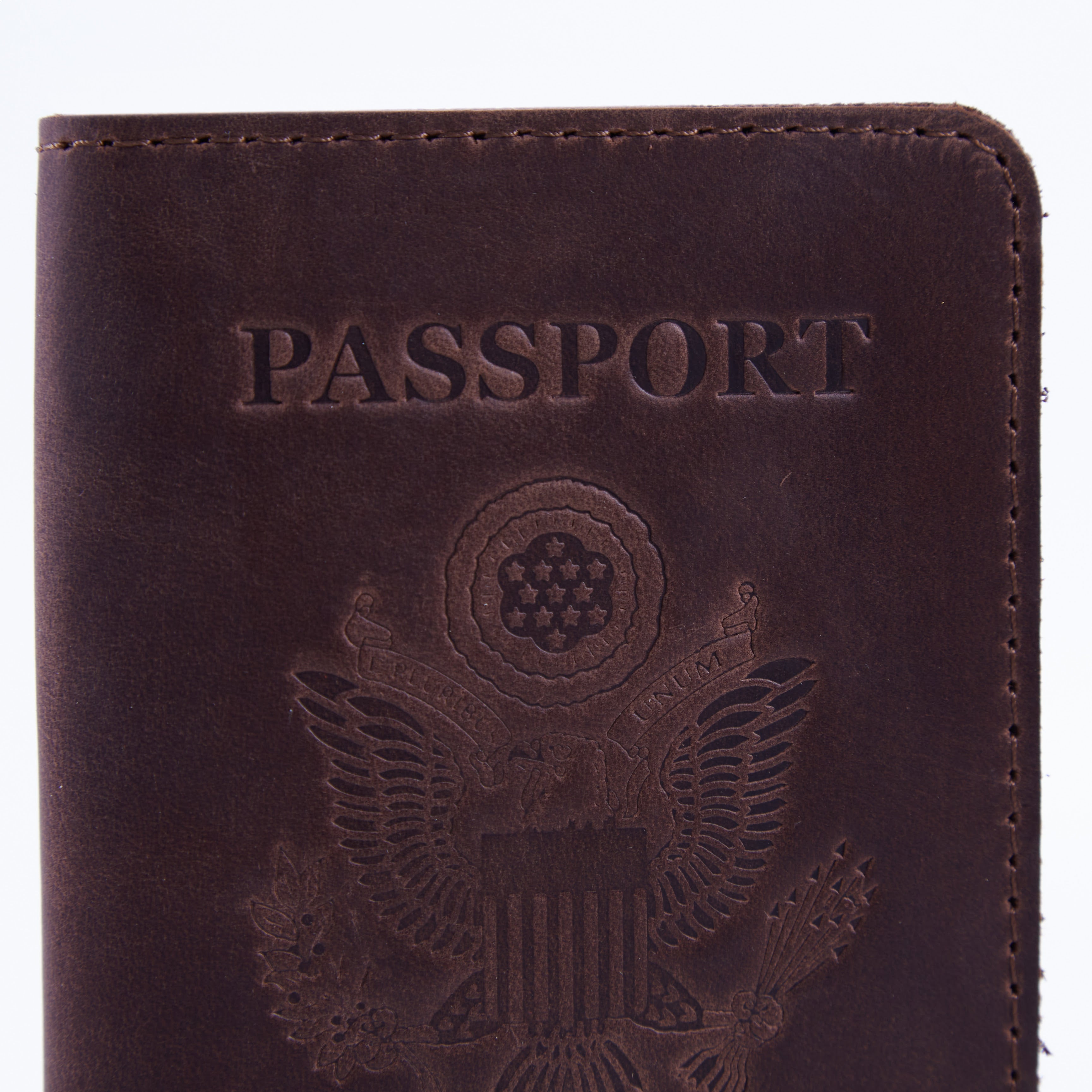 Passport cover with the national symbol of United States
