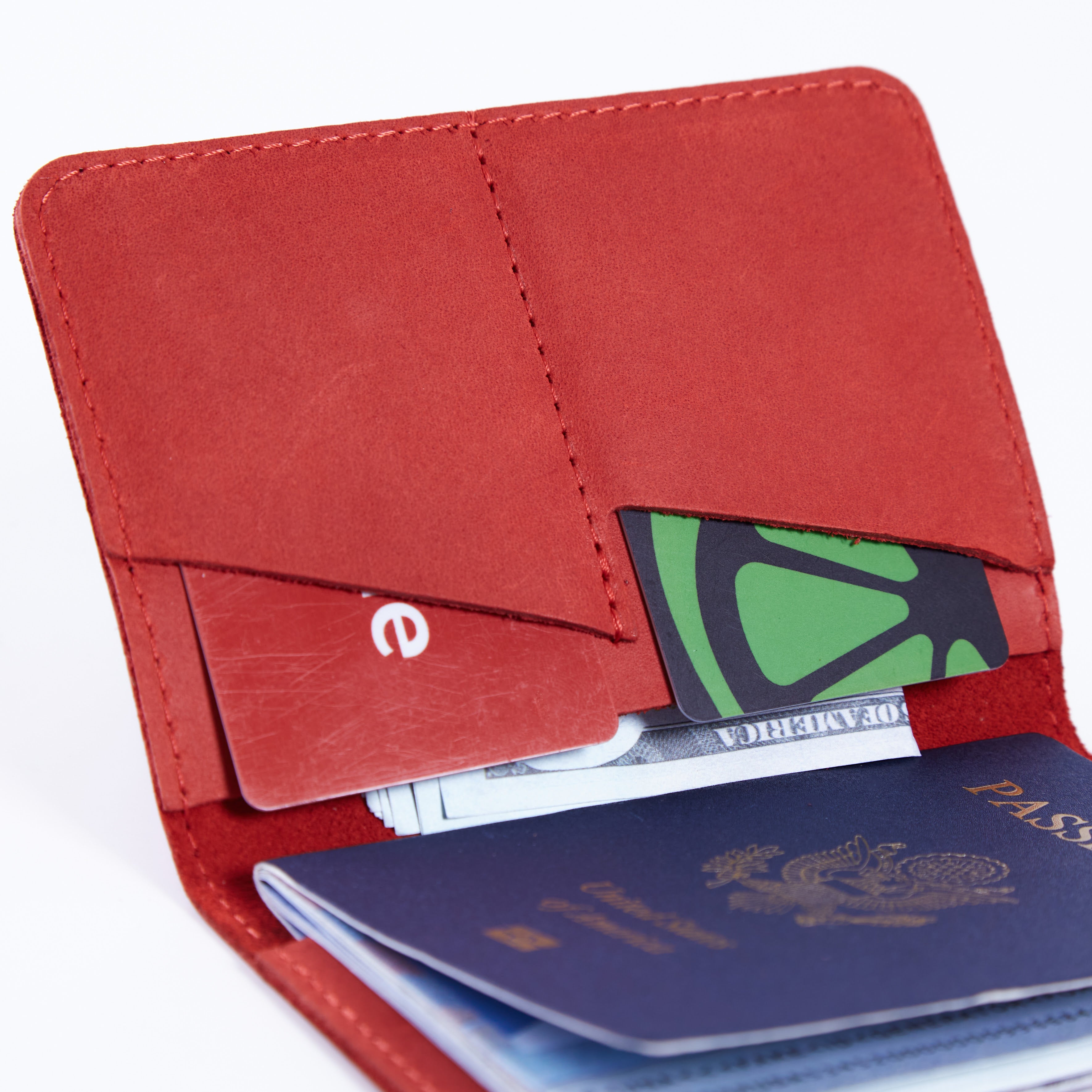 Passport cover with the national symbol of United States